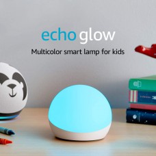 Echo Glow - Multicolor smart lamp for kids, a Certified for Humans Device - Requires compatible Alexa device