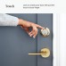 Level Lock Smart Lock - Touch Edition, Keyless Entry Using Touch, a Key Card, or Smartphone. Bluetooth Enabled, Works with Ring and Apple HomeKit - Satin Nickel