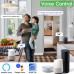 Smart Light Bulbs, 6 Pack Smart WiFi Bulbs Work with Alexa, 12W A19 RGB Dimmable LED Smart Bulb Google Home, 1100LM, 2.4GHz, Color Changing Light Bulb Compatible with Echo, No Hub Required