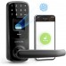 ULTRALOQ UL3 BT 2nd Gen Smart Lock + WiFi Bridge 5-in-1 Keyless Entry Electronic Door Handle, Black