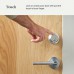 Level Lock Smart Lock - Touch Edition, Keyless Entry Using Touch, a Key Card, or Smartphone. Bluetooth Enabled, Works with Ring and Apple HomeKit - Satin Nickel