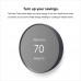 Google Nest Thermostat - Smart Thermostat for Home - Programmable Wifi Thermostat - Charcoal