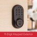 Kwikset 99380-001 Halo Wi-Fi Smart Lock Keyless Entry Electronic Keypad Deadbolt Featuring SmartKey Security, Satin Nickel