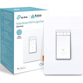 Kasa Smart Dimmer Switch HS220, Single Pole, Needs Neutral Wire, 2.4GHz Wi-Fi Light Switch Works with Alexa and Google Home, UL Certified,, No Hub Required