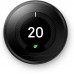 Google Nest Learning Thermostat - Programmable Smart Thermostat for Home - 3rd Generation Nest Thermostat - Works with Alexa - Stainless Steel