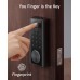 eufy Security Smart Lock Touch &amp; Wi-Fi, Fingerprint Scanner, Keyless Entry Door Lock, Smart Wi-Fi Lock, Bluetooth Electronic Deadbolt, Touchscreen Keypad, BHMA Certified, IP65 Weatherproofing