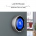 Google Nest Learning Thermostat - Programmable Smart Thermostat for Home - 3rd Generation Nest Thermostat - Works with Alexa - Stainless Steel